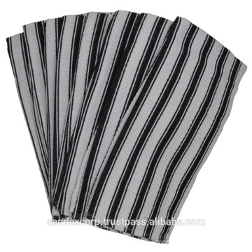 black and white dish towels